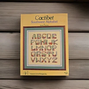 Cross Stitch Cactibet Southwest Alphabet by Barbara Christopher BK #99 Cactus - Picture 1 of 1