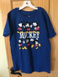 NEW Disney Store Mickey Mouse and Friends Tee T-Shirt Boys Blue Size Many Sizes - Picture 1 of 1