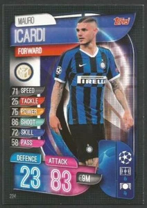 TOPPS CHAMPIONS LEAGUE MATCH ATTAX 2019-20- #224-INTER MILAN-MAURO ICARDI - Picture 1 of 1