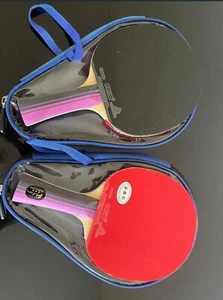 2 x NEW Palio 3 Star CompleteTable Tennis Bat - Picture 1 of 1