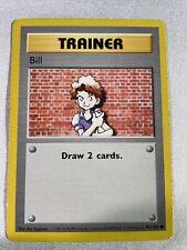 Authentic Trainer Bill Pokémon Card Excellent Condition