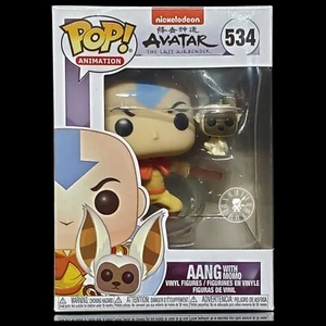 Funko Pop + Protektor! Animation #534 Avatar Aang mit Mono - Bild 1 von 12