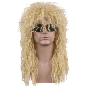 Punk Halloween Party Cosplay Wig Curvy Mullet Wig - Picture 1 of 6