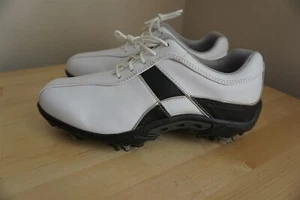 Women's Footjoy Summer Series Golf Shoes 98944 Black White Size 6.5M - Picture 1 of 10