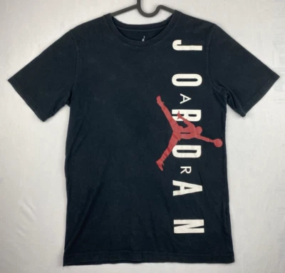 Air Jordan Vertical Air Youth Boys 13-15 XL Short Sleeve T Shirt Black - Image 1 of 4