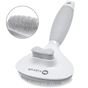 Cat Hair Brush,Cat Brush for Shedding,Soft Silicone Self Cleaning Brush for Shor - Picture 1 of 12