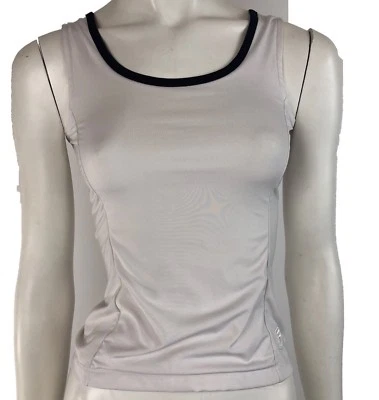 Blusa Fila feminina tamanho pequeno idades 6-8 ativa branca sem mangas - Imagem 1 de 4