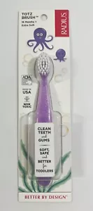 Radius Childrens Toothbrushes Totz Toothbrush Purple - Picture 1 of 3