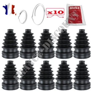 10 Soufflet Cardan Universel + Graisse + Collier pour tous véhicules - Soufflets - Imagen 1 de 4