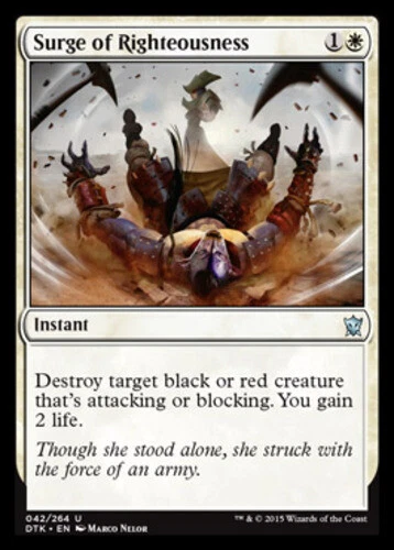 Surge of Righteousness ~ Near Mint Dragons of Tarkir MTG Magic UltimateMTG White - Image 1 of 1