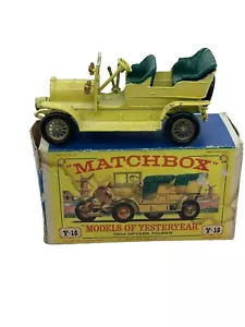 Matchbox 1904 Spyker Tourer Models Of Yesteryear Y-13 W/Original Damaged Box Vtg - Picture 1 of 4