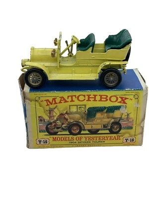 Matchbox 1904 Spyker Tourer Models Of Yesteryear Y-13 W/Original Damaged Box Vtg - Image 1 of 4
