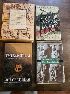 4 Bücher Lot: Klassische Griechen, Thermopylen, Thukydiden, Trojanischer Krieg (HC versandkostenfrei) - Bild 1 von 3