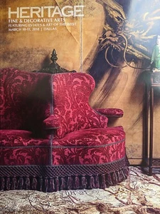 Heritage Fine Decorative Arts Auction Catalog Painting Furniture Sculpture 2018 - Picture 1 of 6