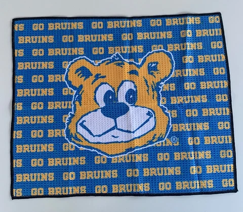 Spirit Products Go Bruins CS614 Microfiber Waffle Rally Towel Pro Towels Blue Cover