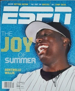 Dontrelle Willis Marlin Autographed ESPN Magazine August 4 2002 Signed In Person - Picture 1 of 1