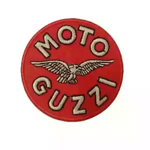 Moto Guzzi Patch ~ Embroidered Iron Sew On ~ Italian Motorcycles bikes biker P09 - Picture 1 of 2