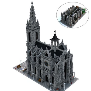 Modular Gothic Cathedral with Full Interior 21755 Pieces Building Set MOC Build - Picture 1 of 8