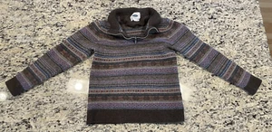 Pullover Sweater Boys Gray Wool/cotton Blend Casual School - Picture 1 of 11