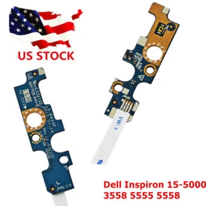 1x Pulsante di Alimentazione Interruttore Scheda Cavo FFC per Dell 15-3558 5558 P51F LS-B844P 94MFG - Foto 1 di 6