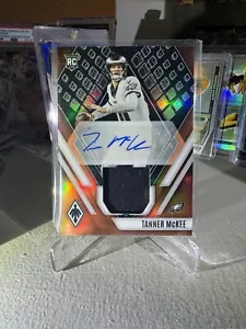 2023 TANNER MCKEE ROOKIE RPA Phoenix Auto Patch Orange 101/149 Eagles #RAJ-TM RC - Picture 1 of 2