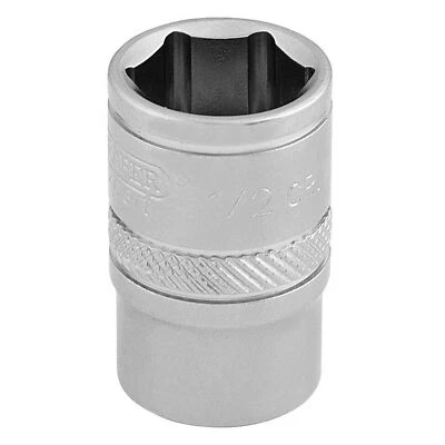 Draper Expert Quality Chrome 3/8" Square Drive 6 Point Imperial Socket - 1/2" - Image 1 of 4
