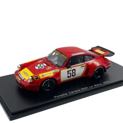 Modellino Auto Spark 1/43 Porsche Carrera RSR #58 Le Mans 1975 - Immagine 1 di 4