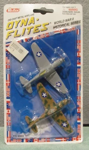Paquete de 2 aviones americanos vintage Dyna-Flites serie histórica de la Segunda Guerra Mundial #4 1994 - Imagen 1 de 1
