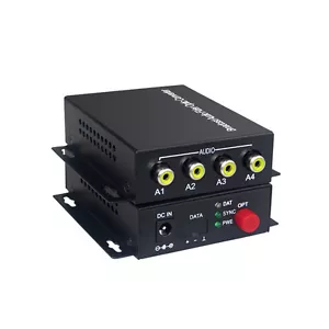 4 convertidores extensores de audio sobre fibra óptica FC para sistema de transmisión (Tx/Rx) kit - Imagen 1 de 9