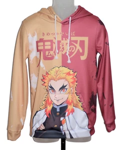 Kimetsu No Yaiba Anime Hoodie Demon Slayer Sweatshirt Unisex Small Adult Cosplay - Picture 1 of 12