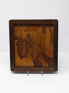 Guaranteed Irish Intarsia Inlay Marquetry Wood Horse Framed Picture