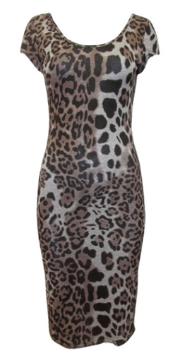 VETEMENTS Wholesale Job Lot of 27 x Leopard Print Midi Bodycon Dresses by Kiss BNWT