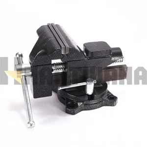 4" Bench Vise Table Bench Tool mini Metal Bench Vise With Fixed Base U.S. Stock - Picture 1 of 10