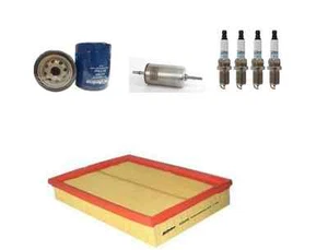 SERVICE KIT suits Ford Focus 2002-05 OIL AIR FUEL FILTERS SPARK PLUG Genuine - Picture 1 of 6