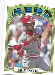 2013 Topps Baseball '72 Topps Minis Eric Davis Reds - Picture 1 of 2