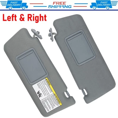 For 2005-2015 Toyota Tacoma Sun Visor Left Driver & Right Passenger Side 1 Pair  Foto 1 de 4