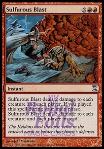 Sulfurous Blast 3x FOIL TSP MTG Time Spiral Uncommon MINT red - Picture 1 of 1
