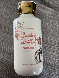 Bath & Body Works SWEATER WEATHER Shea Butter Body Lotion 8 oz NEW - Picture 1 of 1