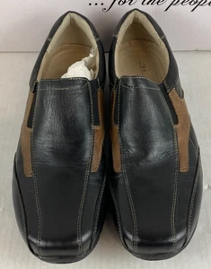 Jump for the People schwarz braun Herren Freizeit Slipper Größe 8 - Bild 1 von 8