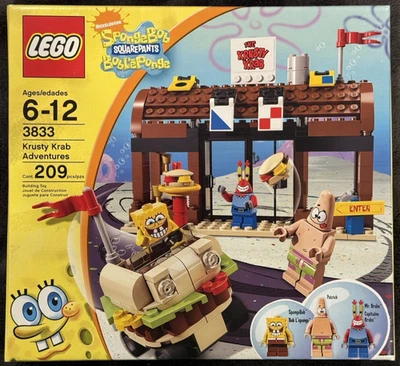 Lego Krusty Krab Adventures #3833 SpongeBob Brand New! Sealed! MINT! - Image 1 of 2