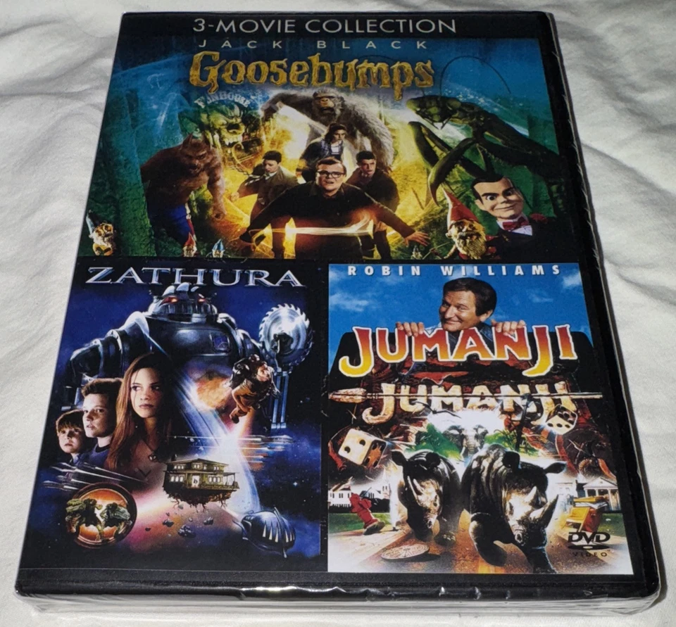 Goosebumps Zathura Jumanji DVD 3 Movie Collection