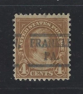 Precancels - PA - Franklin - 636-543 - 4¢ 1926 Martha Washington - nice type - Picture 1 of 2