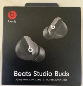 Beats Studio Buds Wireless ANC Earbuds, Built-in Microphone - Black, New Sealed - Picture 1 of 5