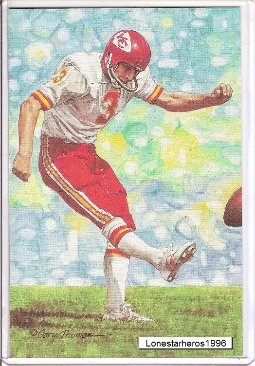 1991 Jan Stenerud Goal Line Art Postcard Unsigned Series 3 - Image 1 of 1