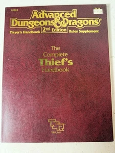 Advanced Dungeons & Dragons 2nd Edition Complete Thief's Handbook TSR - Picture 1 of 2