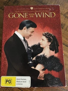 GONE WITH THE WIND-DVD BOX SET as new CLARK GABLE- VIVIEN LEIGH- With Art Work - Picture 1 of 8