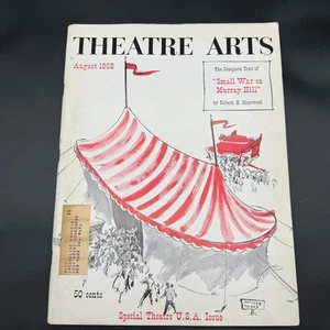 Theatre Arts Magazine Aug 1958 Small War on Murray Hill Robert Sherwood Vintage - Picture 1 of 8