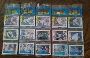 Fleer 1990 Baseball 10th Anniversary Limited Ed 45 Cards 3 Sticker Lot Of 5 - Bild 1 von 6