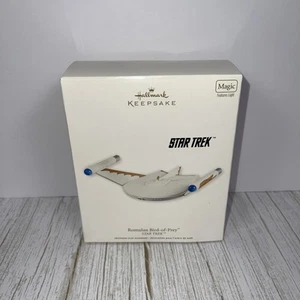 Hallmark Keepsake Star Trek Romulan Nave Bird-of-Prey 2011 Illuminazione NUOVO ✅ - Foto 1 di 4
