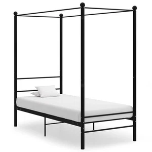 Estructura Cama con Dosel Metal Dormitorio Mueble Multicolor Multitalla vidaXL - Imagen 1 de 29